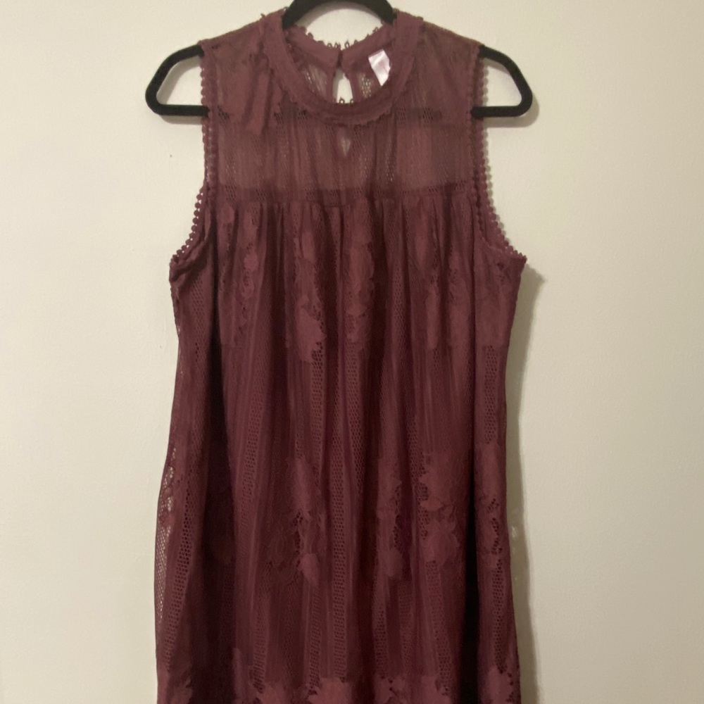 Mauve Lace Dress